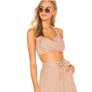 *SOLD* NWT Free People Casablanca Striped Halter Top Size 12